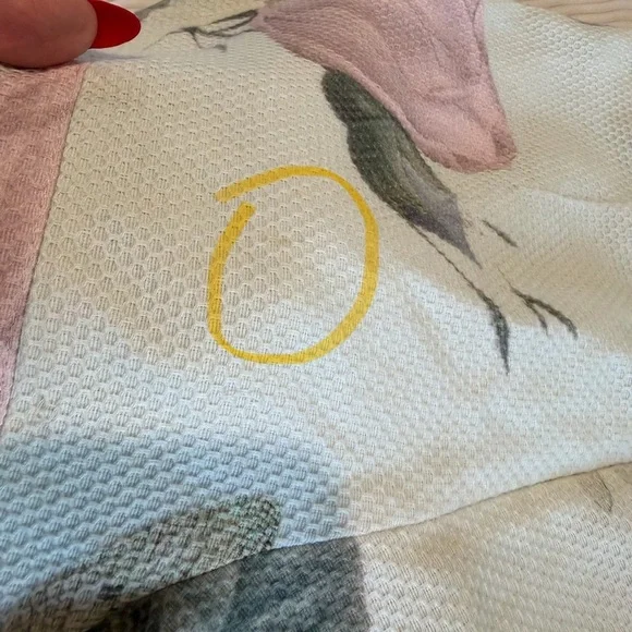 Ted Baker Light Blue and pink floral Textured Shorts - Picture 6 of 7